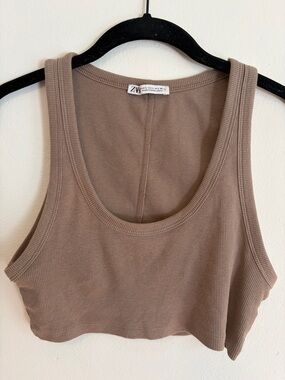 🌸 ZARA Ribbed Tank